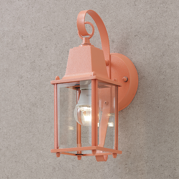 シンプルLEDウォールライト カラーズ 4型 シェルオレンジ (電球色)