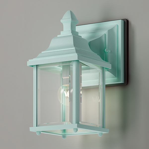 シンプルLEDウォールライト 3型 レイクブルー