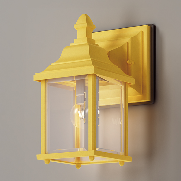 シンプルLEDウォールライト 3型 マリーイエロー