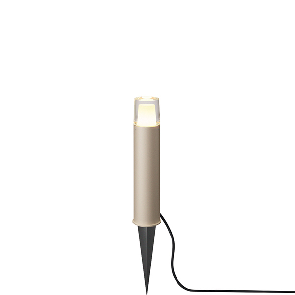 スタイルミニポールライト 1型 グレイッシュゴールド (電球色)