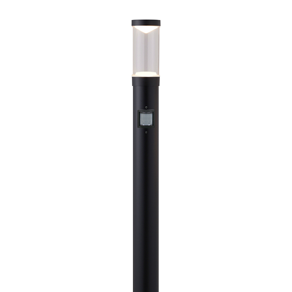 スタイルポールライト 6型 ブラック 人感センサー付