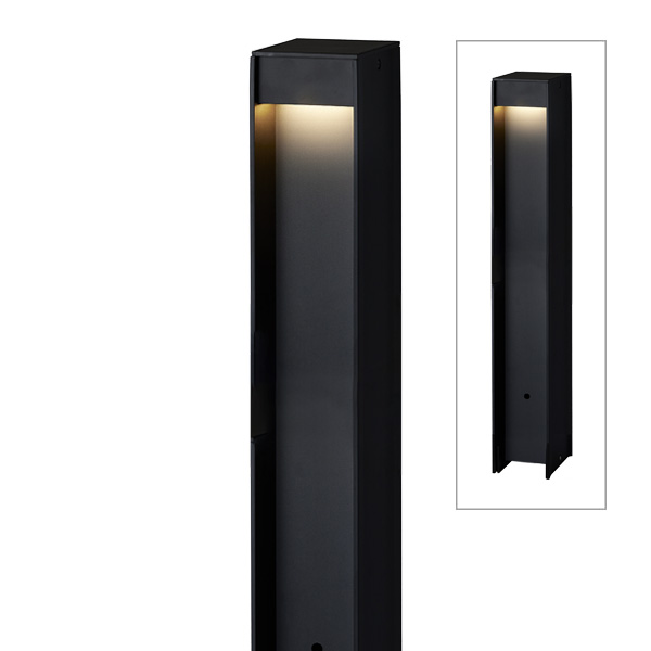 エバーアートポールライト 100V 7型 マットブラック