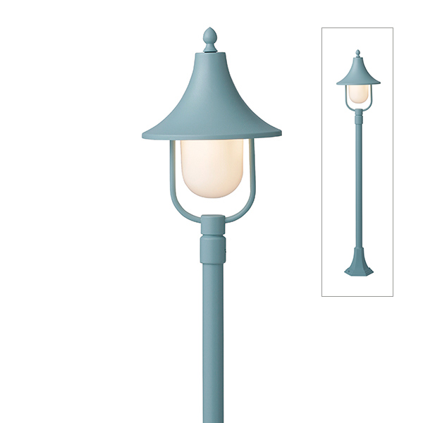 シンプルLEDポールライト カラーズ 3型 レイクブルー