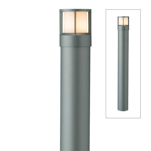 スタイルポールライト 13型 ガード スレートシルバー (電球色)