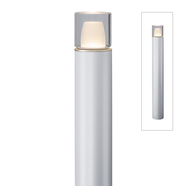 エバーアートポールライト 100V 5型 シルバー