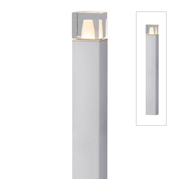 エバーアートポールライト 100V 6型 シルバー