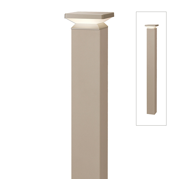 エバーアートポールライト 100V 4型 グレイッシュゴールド