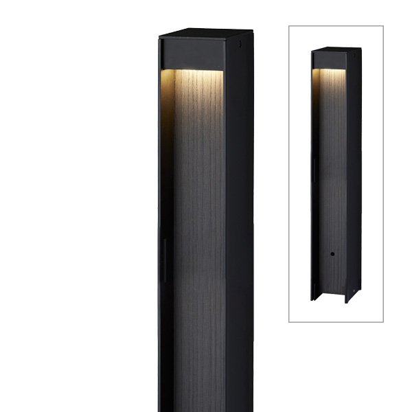 エバーアートポールライト 100V 7型 チャコールグレー