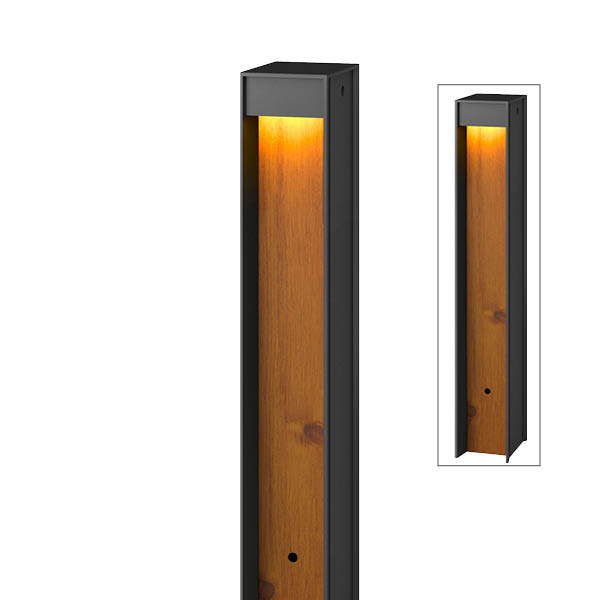 エバーアートポールライト100V 7型 ナチュラルパイン