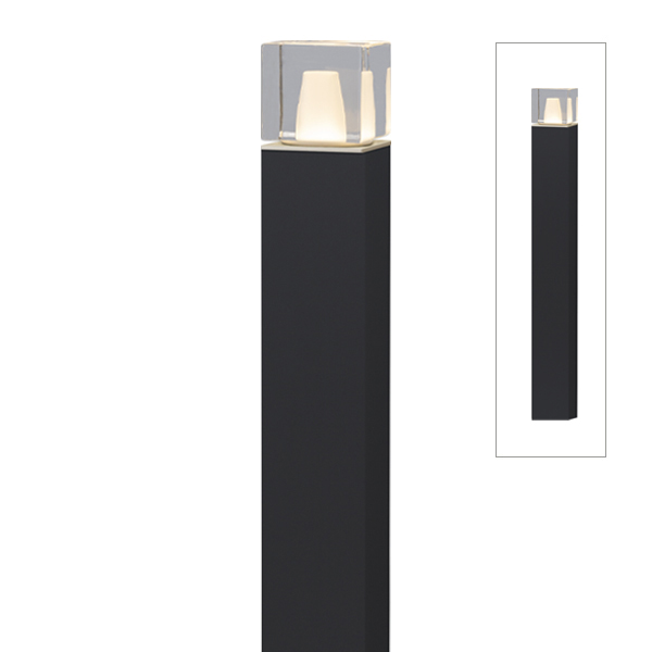 エバーアートポールライト 100V 6型 マットブラック