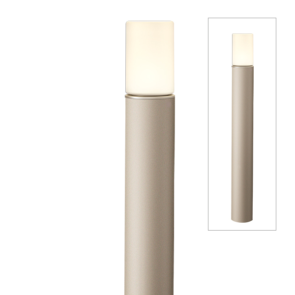 エバーアートポールライト 100V 9型 グレイッシュゴールド