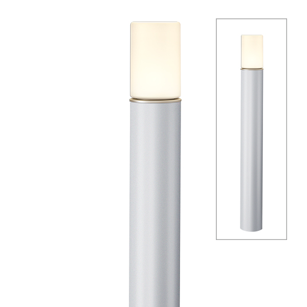 エバーアートポールライト 100V 9型 シルバー