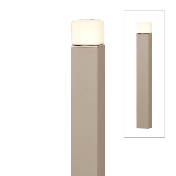 エバーアートポールライト 100V 10型 グレイッシュゴールド