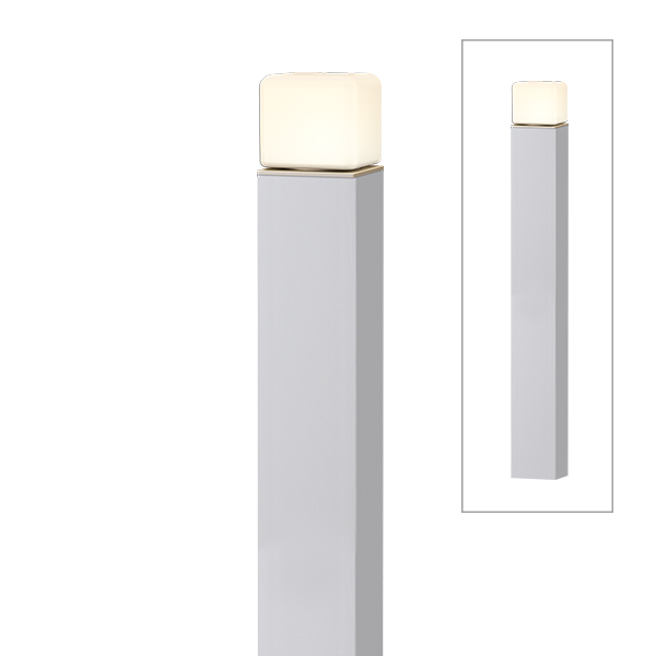 エバーアートポールライト 100V 10型 シルバー