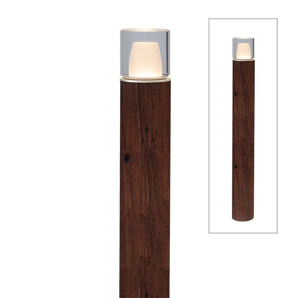 エバーアートポールライト 100V 13型 ダークパイン