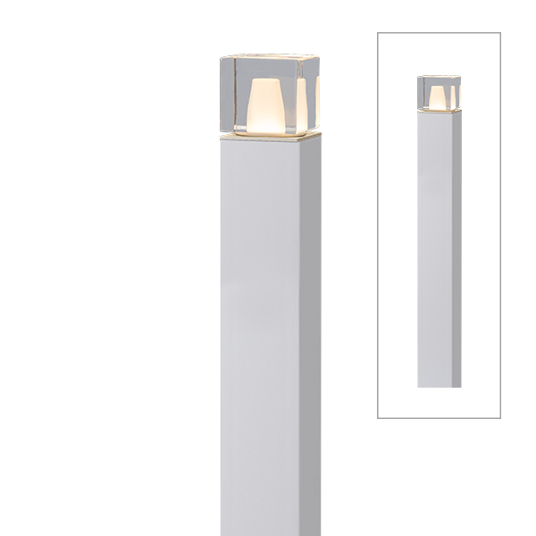 エバーアートポールライト 100V 14型 シルバー