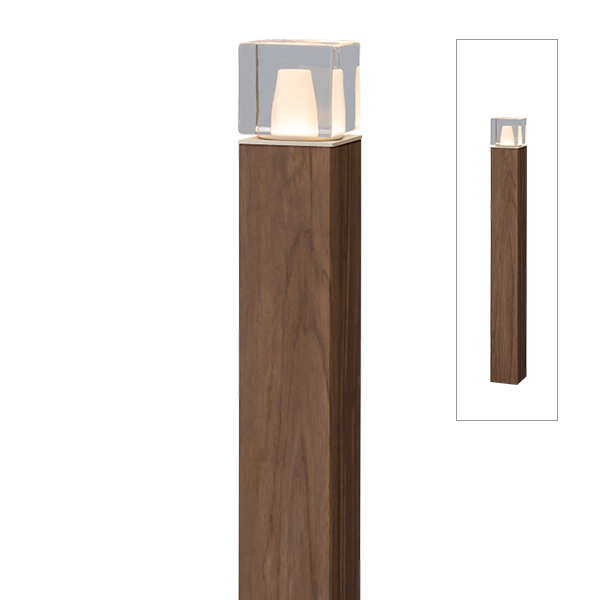 アートウッドポールライト 20型 ブラウンエボニー