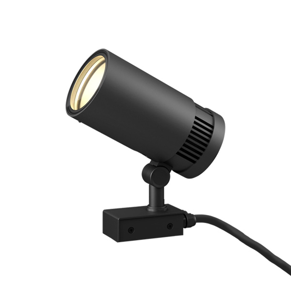 ガーデンアップライト 100V ルーメック XL+ 電球色 ブラック