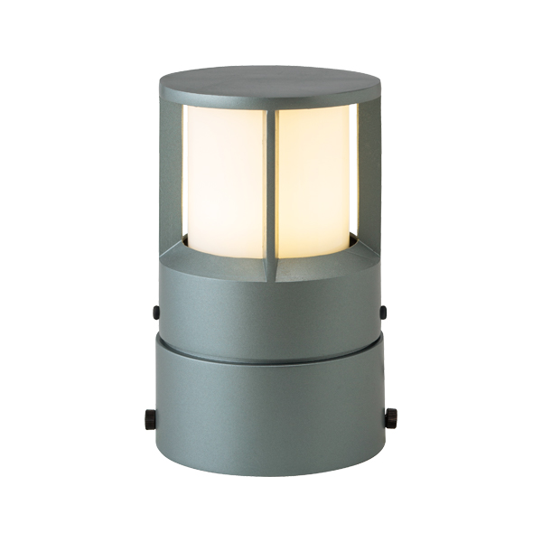 スタイルパススタンドライト 1型 ガード スレートシルバー (電球色)