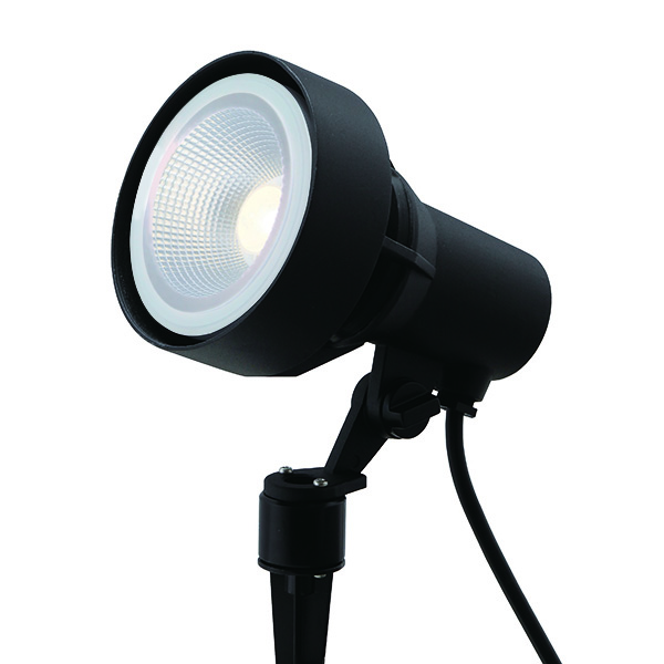 シンプルLEDスポットライト3型 ブラック 中角 (電球色)