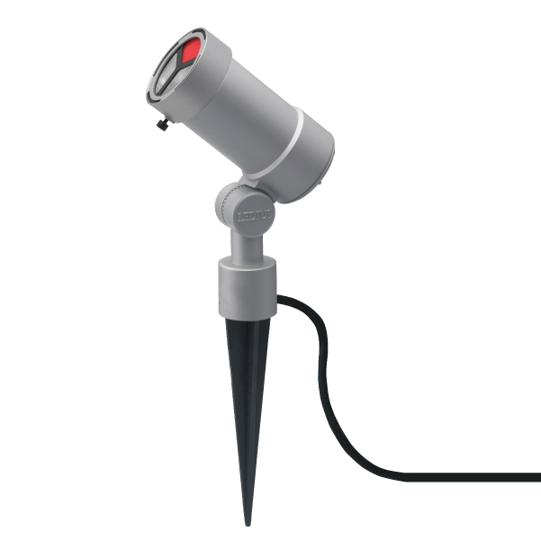 ガーデンアップライト 100V オプティ スリム M アンバーシャドウ シルバー