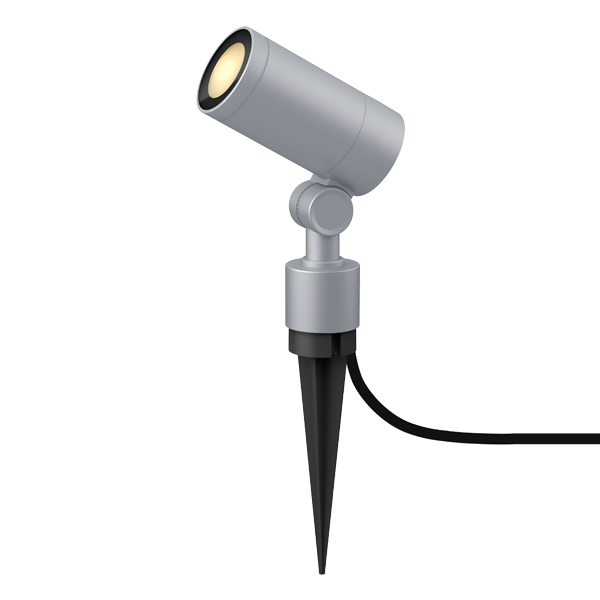 ガーデンアップライト 100V ルーメック スリム M 狭角 シルバー