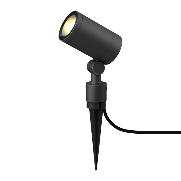 ガーデンアップライト 100V ルーメック スリム L 中角 ブラック
