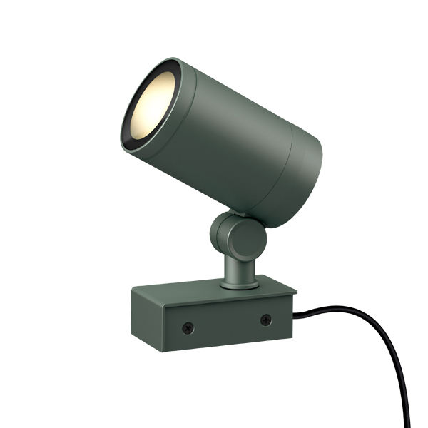 ガーデンアップライト 100V ルーメック L 中角 チャコールグリーン