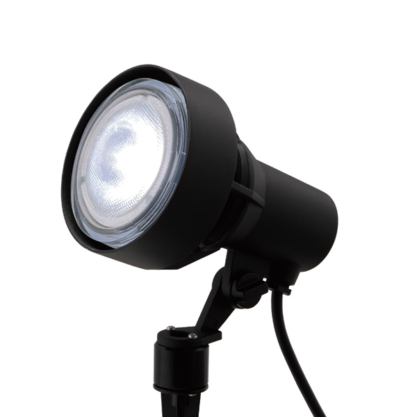 シンプルLEDスポットライト3型 中角 ブラック （白）