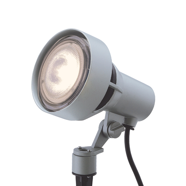 シンプルLEDスポットライト3型 中角 シルバー （白）