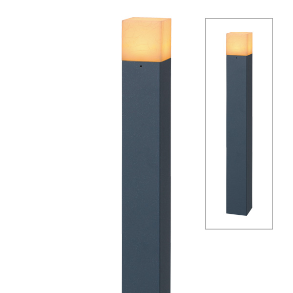 粋 ポールライト 3型 墨色 100V (ほのあかり)