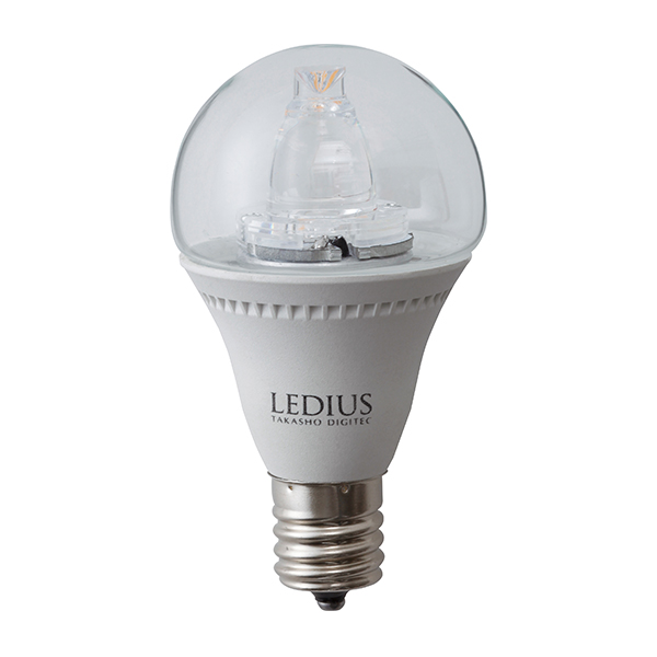 ローボルトLED電球 3型 クリアタイプ (E-14) (電球色)