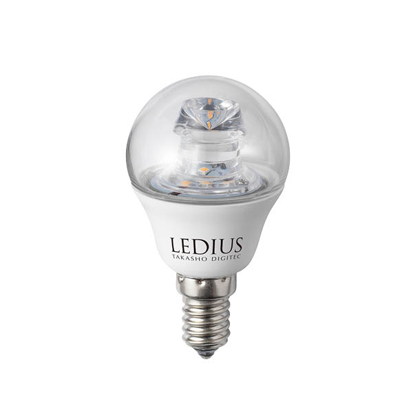 ローボルト LED 電球 8型 クリアE-14 電球色