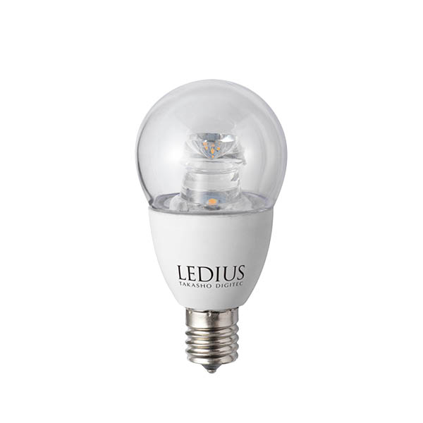 ミニクリプトン形 LED 電球 3型クリア E-17 電球色