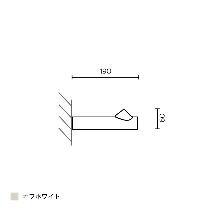 Bamboo ウォール オフホワイト