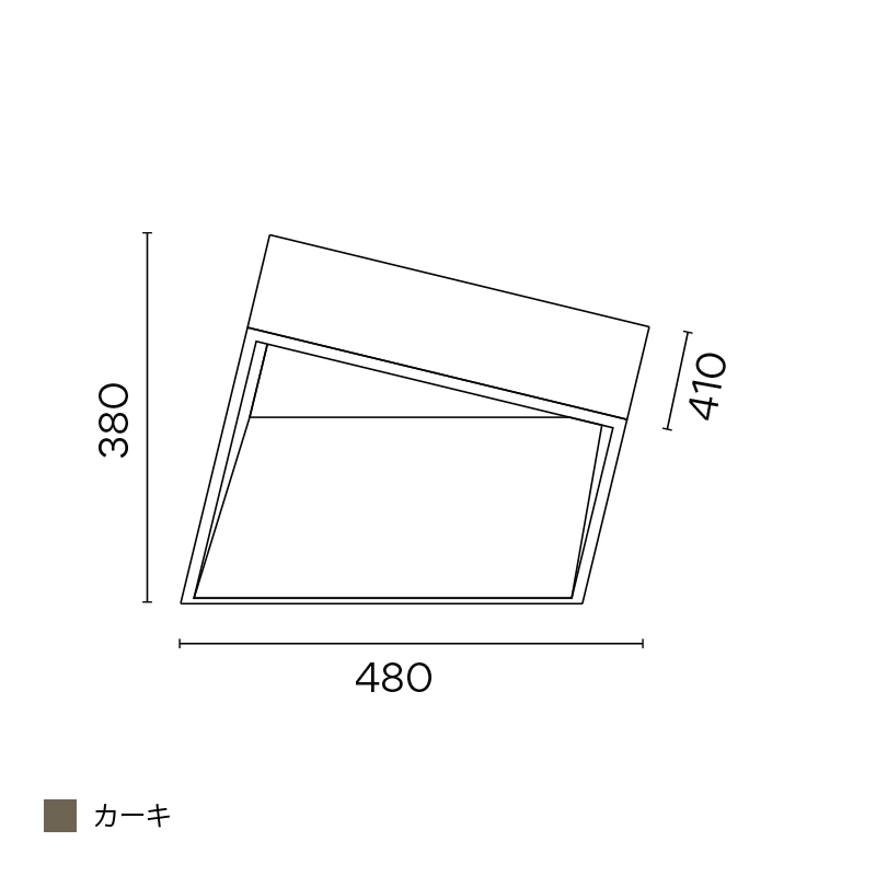 Break フロア スタンド カーキ