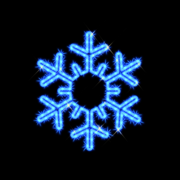 スノーフレーク (青)