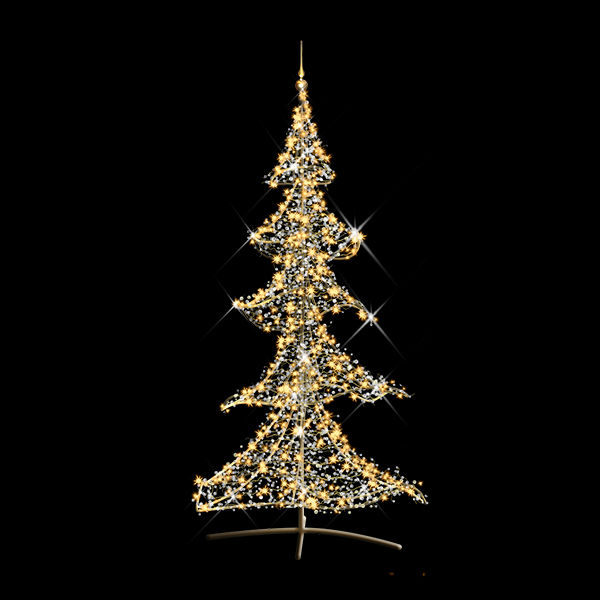 クリスタルツリー (5段)