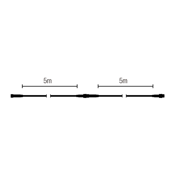 クイックフィックス 10m延長ケーブル 透明コード