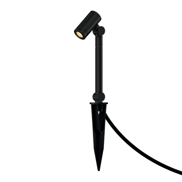 DIA-30 ポールスポットライト H200 ダブルアジャスト ブラック